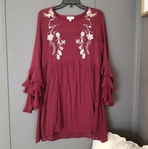 Maroon dress